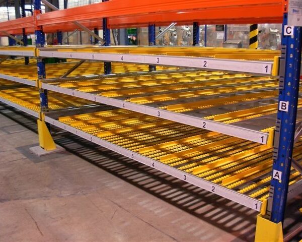 Regały przepływowe