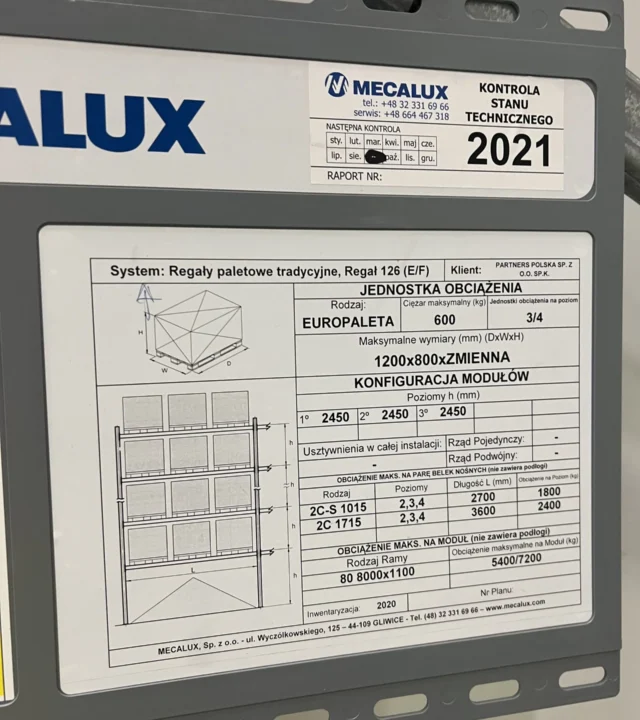 Dokumentacja techniczna magazynu