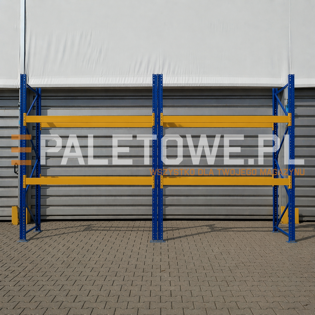 Regał magazynowy na 18 palet wysokość 270cm długość 270cm Jungheinrich MPB
