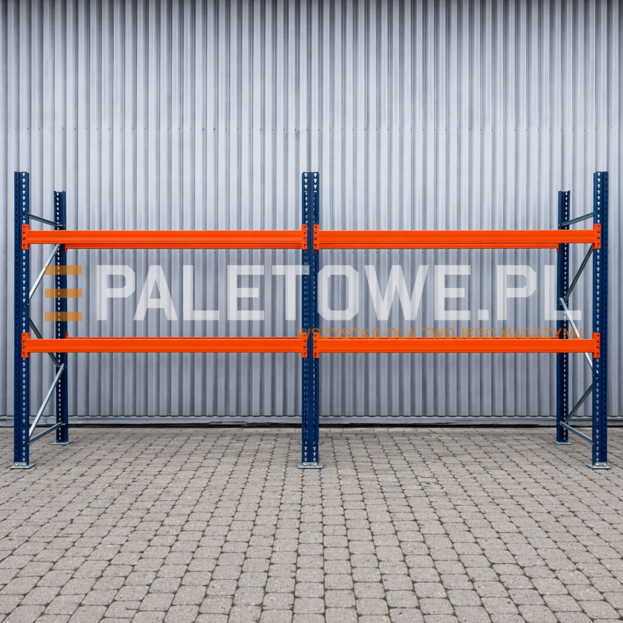 Regał magazynowy na 18 palet wysokość 300cm długość 270cm Mecalux