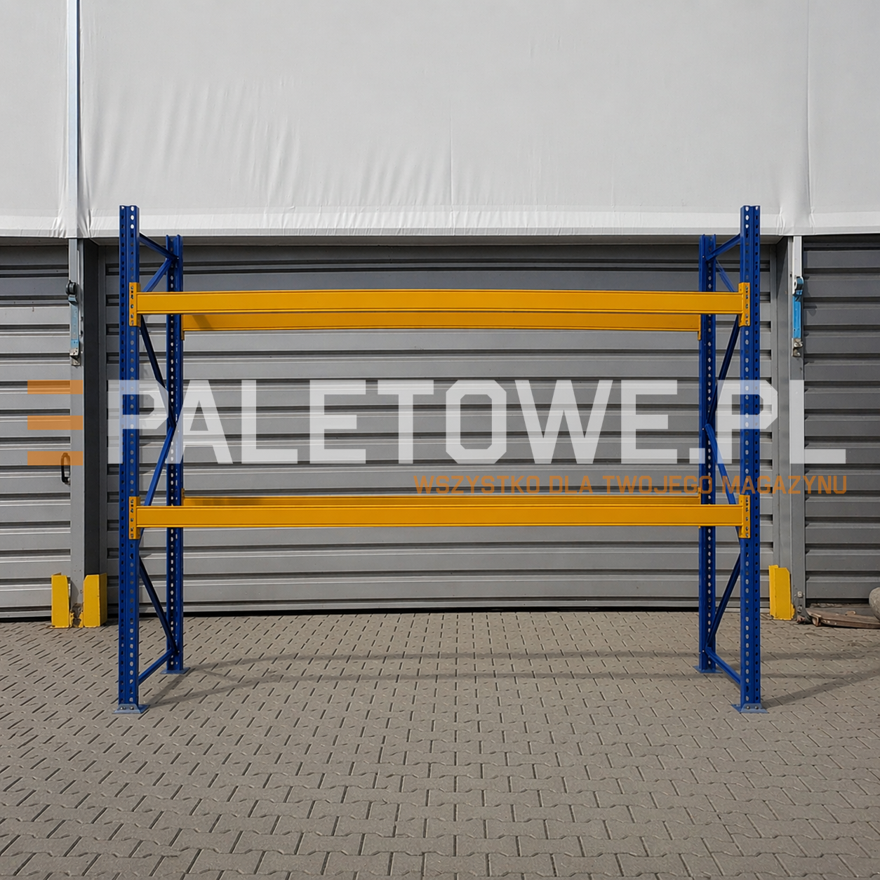 Regał magazynowy na 9 palet wysokość 270cm długość 270cm Jungheinrich MPB