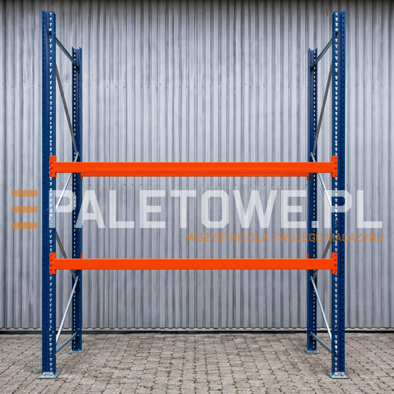Regał magazynowy na 12 palet wysokość 600cm długość 360cm Mecalux