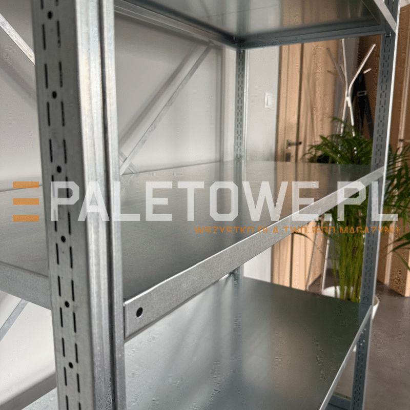 Metalowy regał półkowy SAM50 H-250cm L-100 - obrazek 3