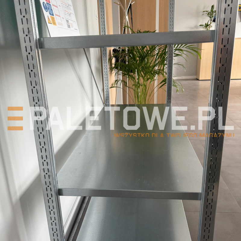 Metalowy regał półkowy SAM50 H-250cm L-100 - obrazek 4