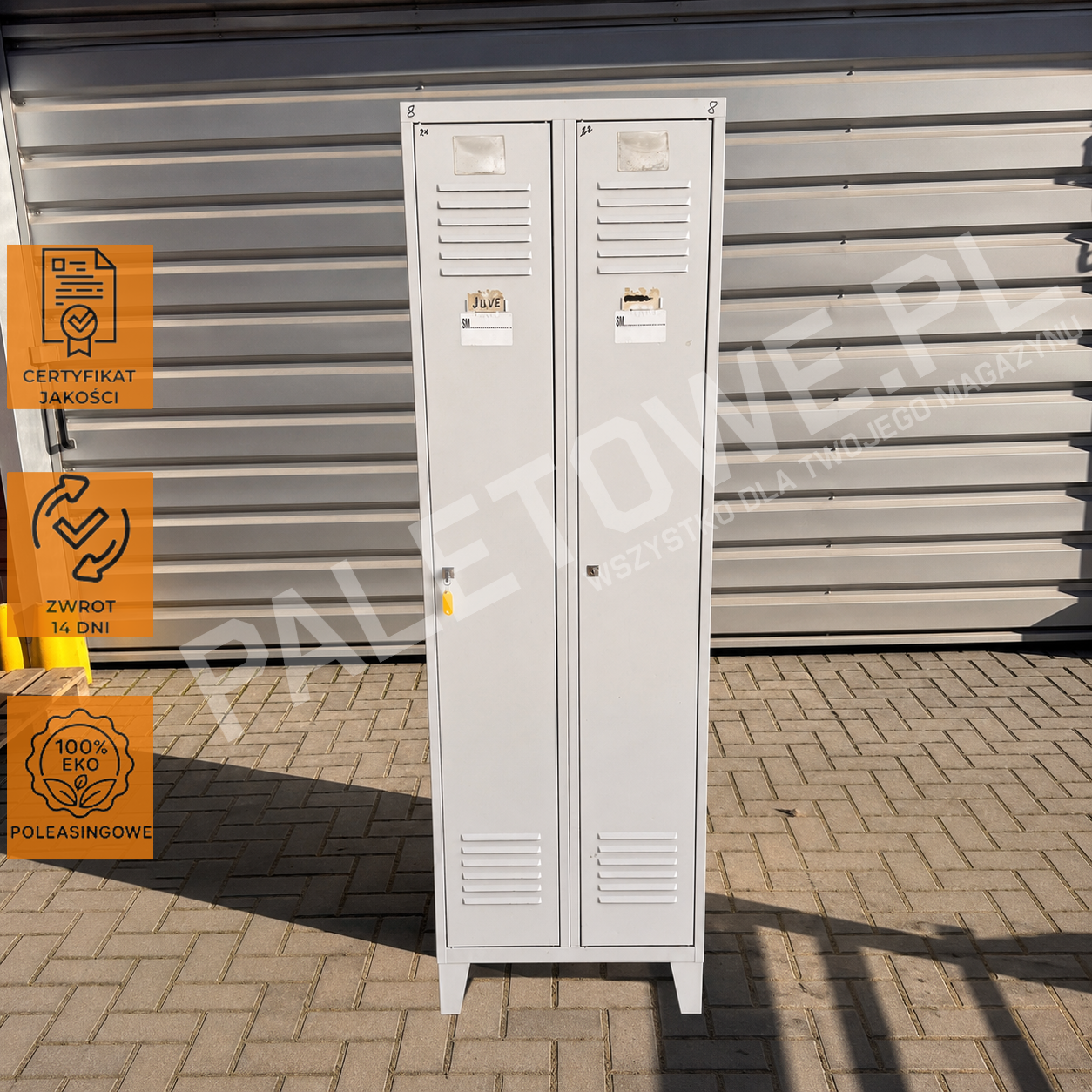Szafka BHP Pracownicza 2 komorowa 195cm / 60 cm / 48 cm