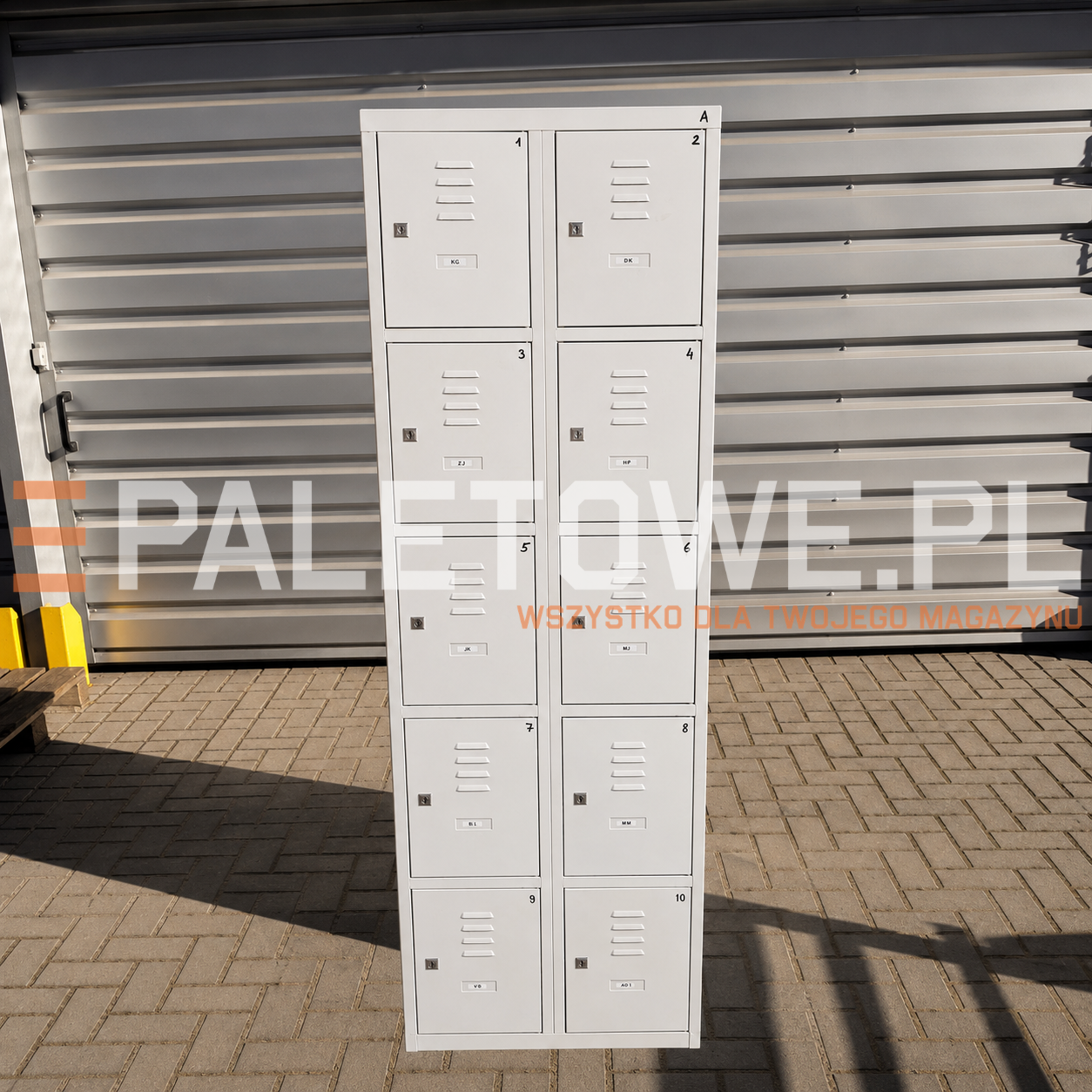 Szafka BHP Skrytykowa 10 komorowa 180cm / 80 cm / 48 cm