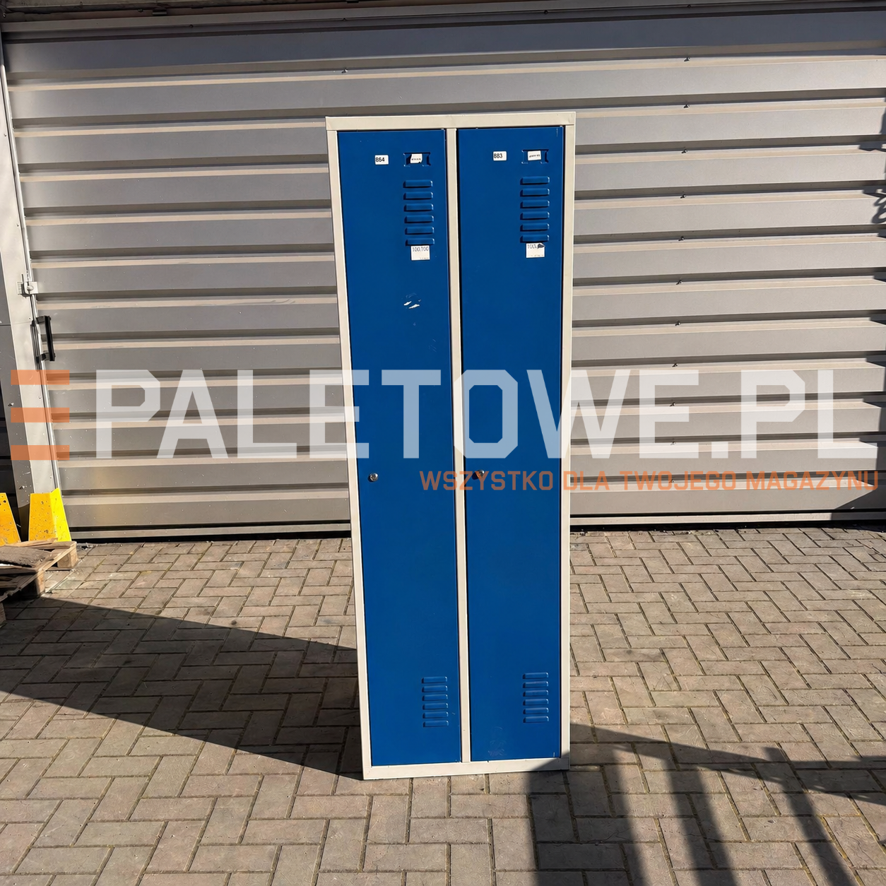 Szafka BHP Pracownicza 2 komorowa 180cm / 60 cm / 48 cm