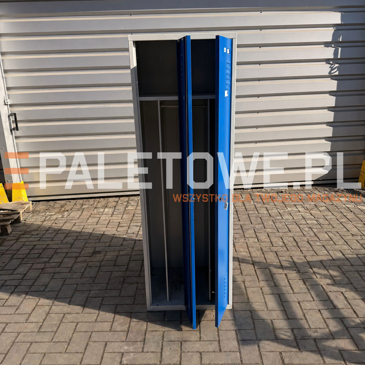 Szafka BHP Pracownicza 2 komorowa 180cm / 60 cm / 48 cm - obrazek 3
