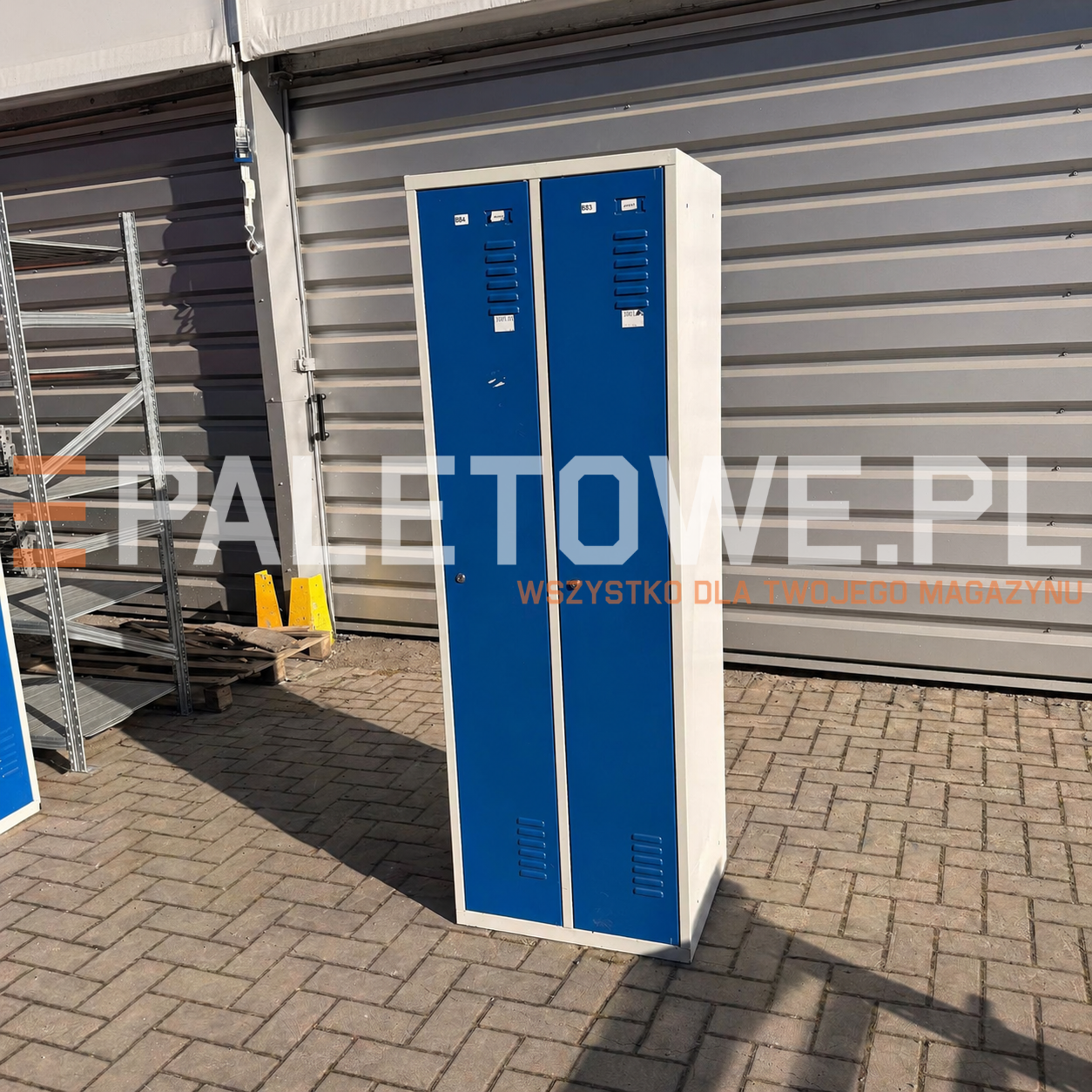 Szafka BHP Pracownicza 2 komorowa 180cm / 60 cm / 48 cm - obrazek 2