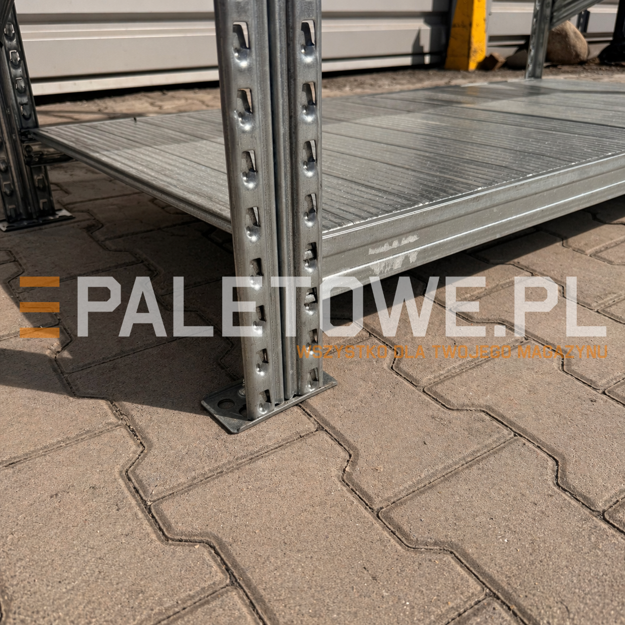 Regał półkowy 5 półek wysokość 250cm długość 120cm z wypełnieniem Metalsistem - obrazek 4